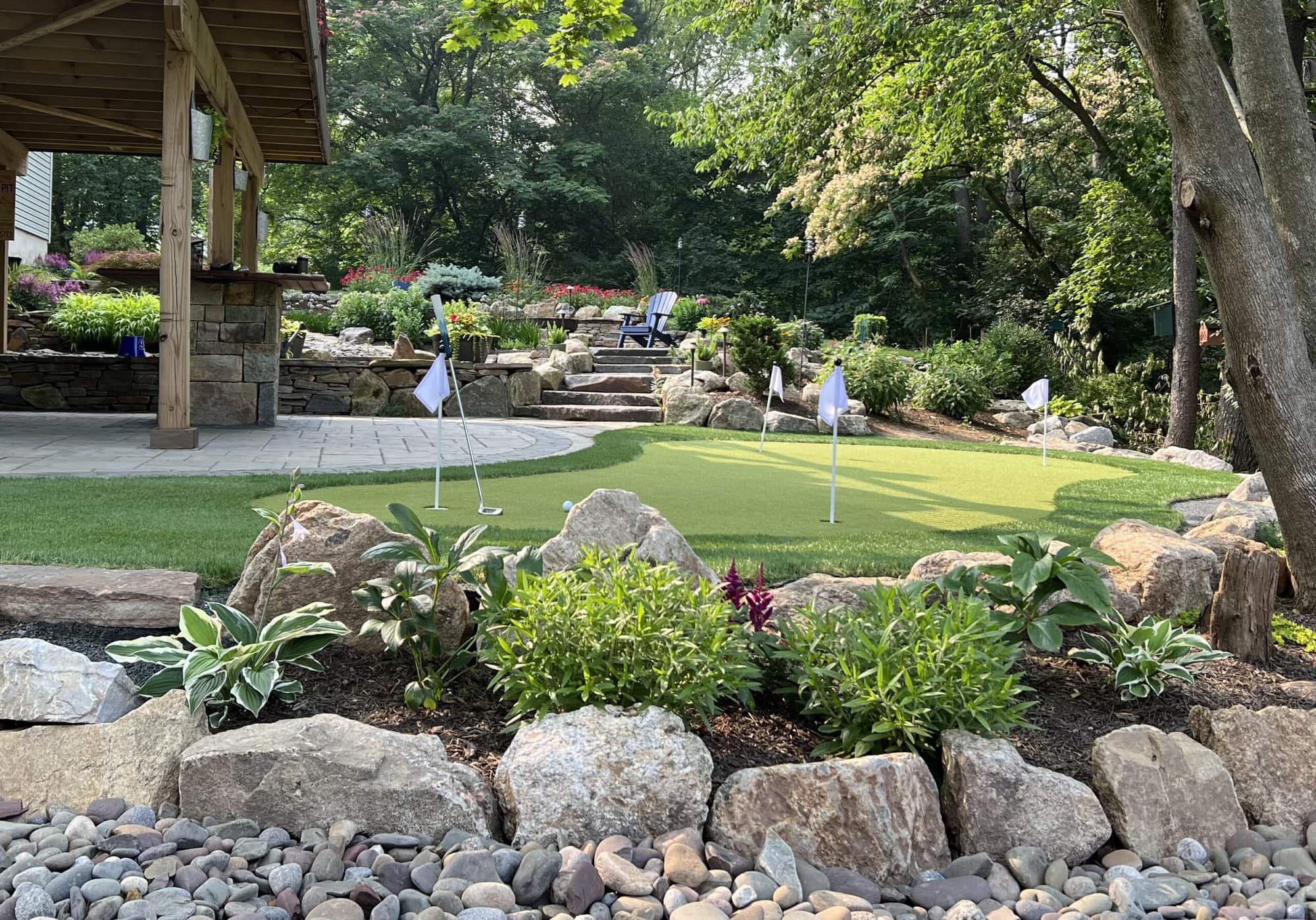 Putting Green Installation in Magnolia, TX